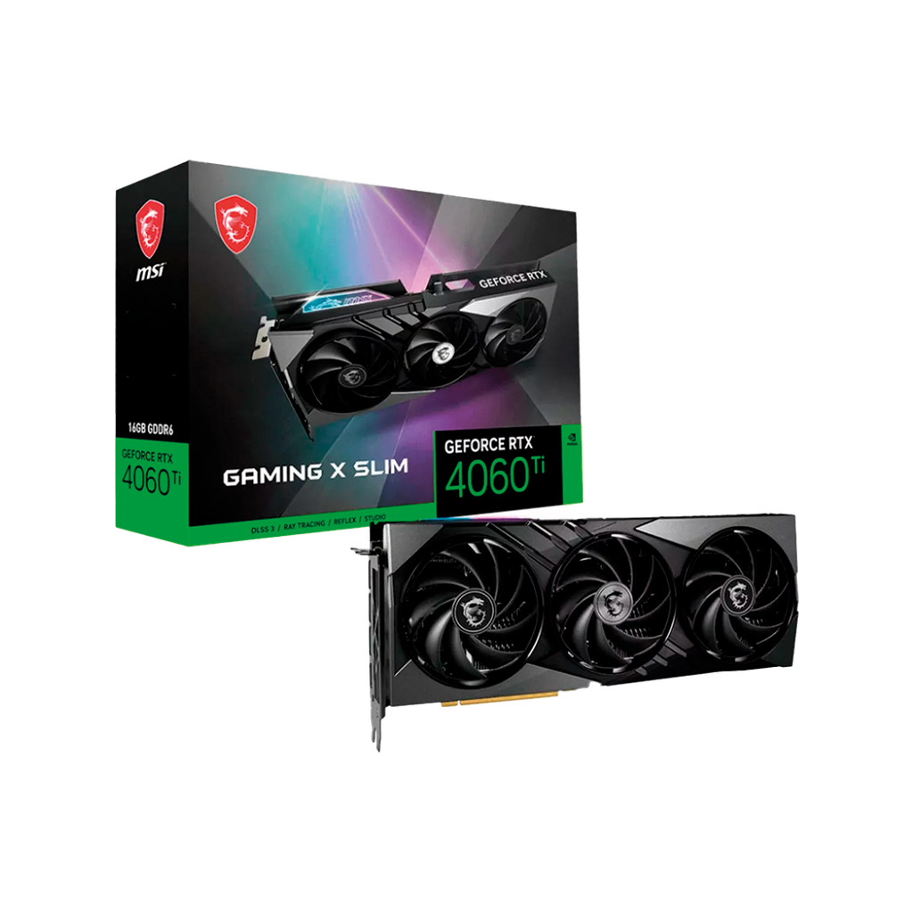 TARJETA DE VIDEO MSI RTX™ 4060 TI 16GB GAMING X SLIM