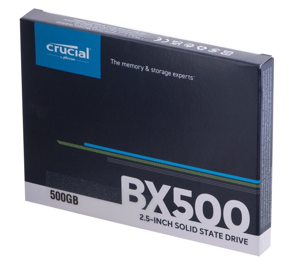 SSD 500GB CRUCIAL BX500 MODELO: CT500BX500SSD1