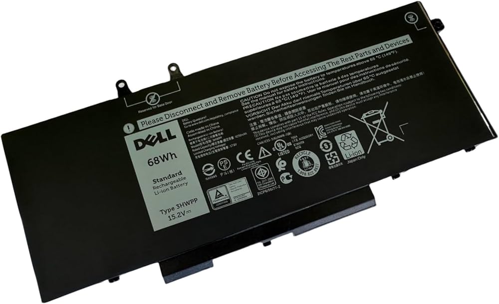 Batería DELL LATITUDE 5410 5510 5501 5401 5411 5511 68Wh 15.2V 3HWPP ORIGINAL