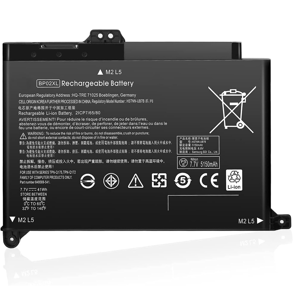Batería portátil HP BP02XL 15-AU 15-AW