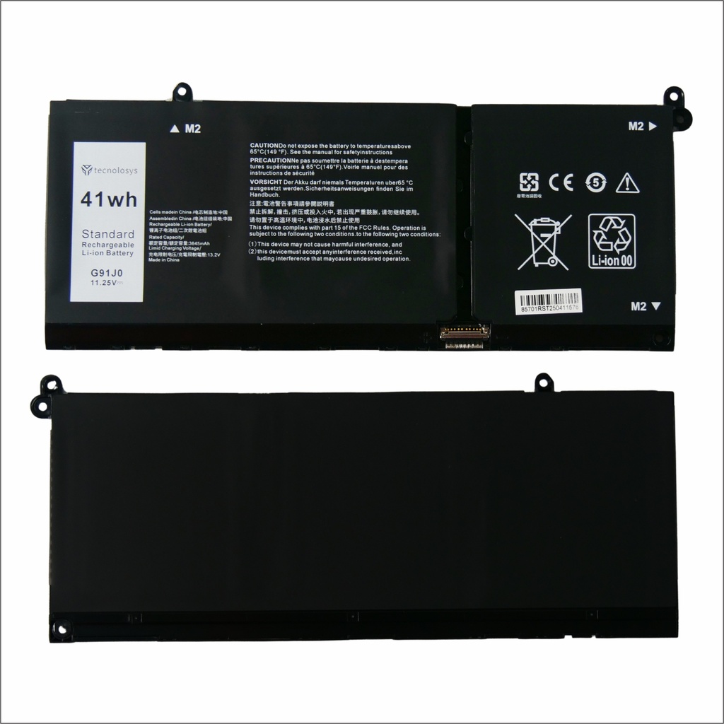 BATERIA DELL G91J0 41Wh para Dell Latitude 3420 3320 3330 3420 3430 3520 3530 Inspiron 3510 3511 3515 5310 5410 5418