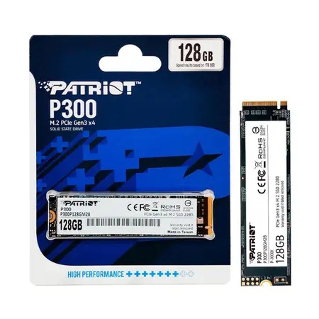 SSD M.2 NVME 128GB PATRIOT PCie P300