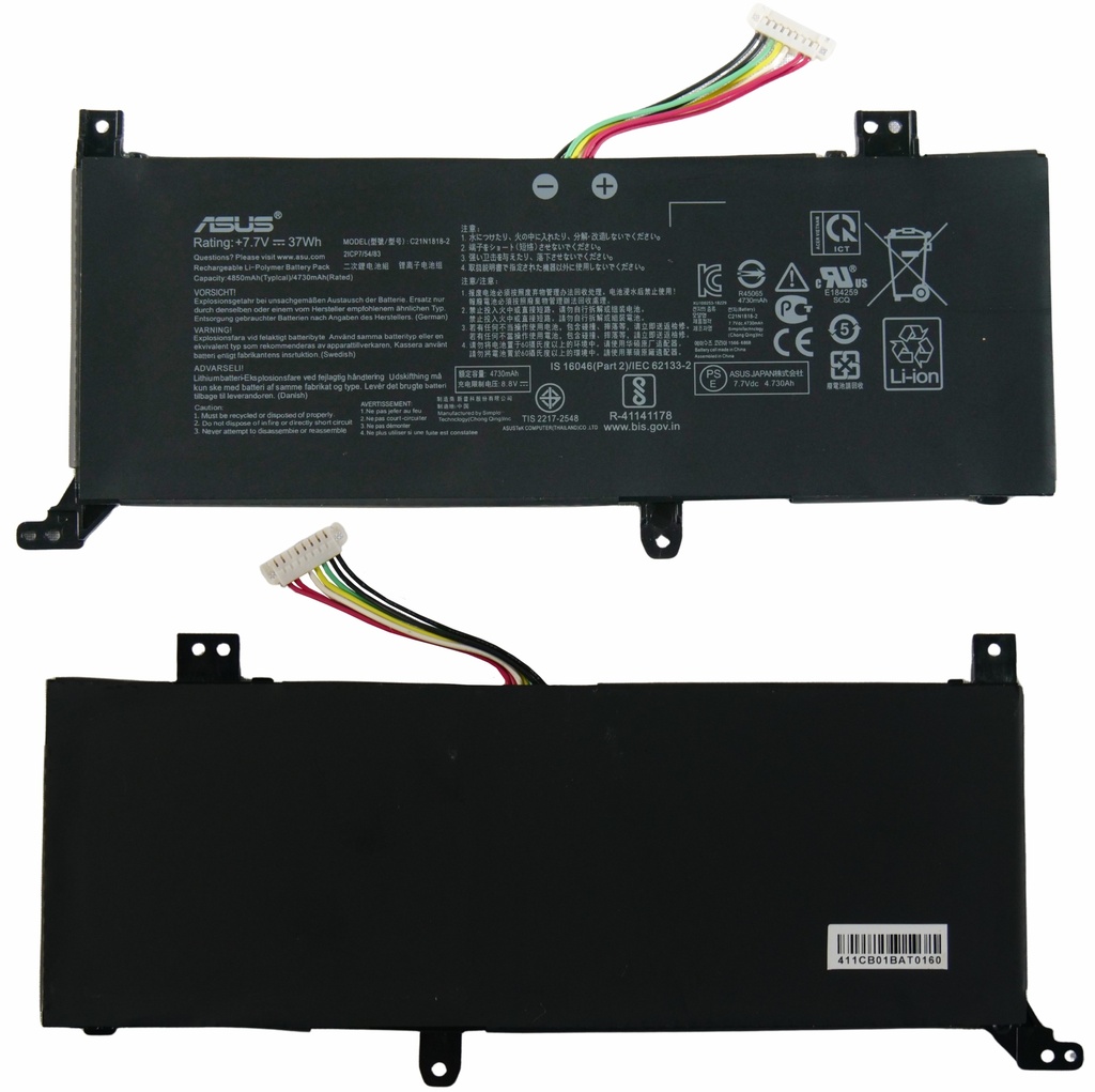 Batería Asus Vivobook X412FJ X409 X415EA X415 A412FA X512DA F512FA F512DA-SH31 X512FA C21N1818-2 ORIGINAL