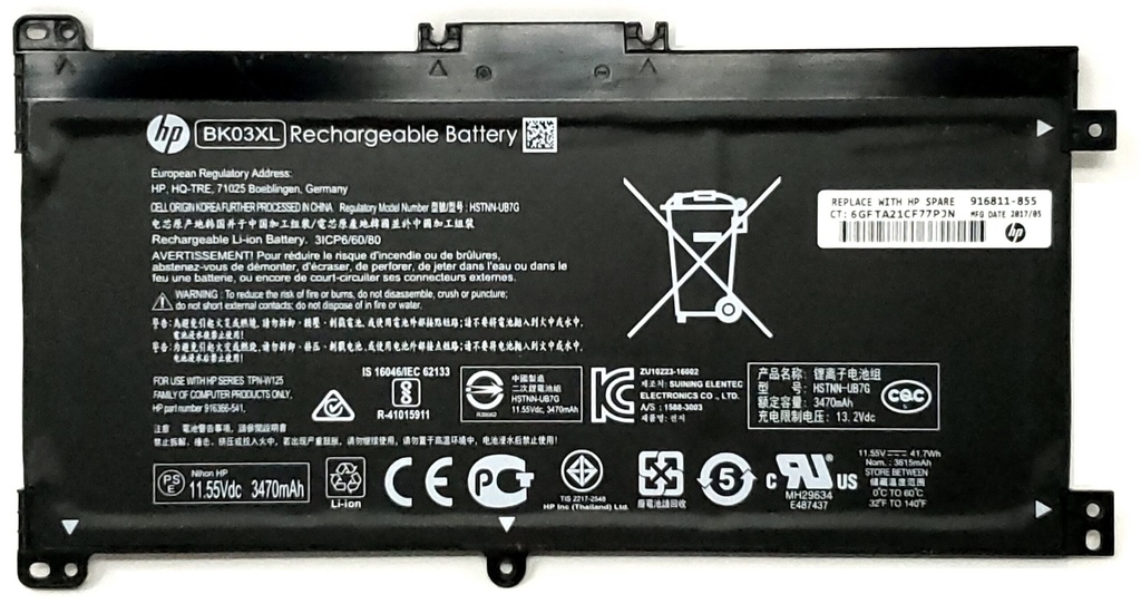 Batería Hp BK03XL / X360 / 14-M / 14-BA ORIGINAL