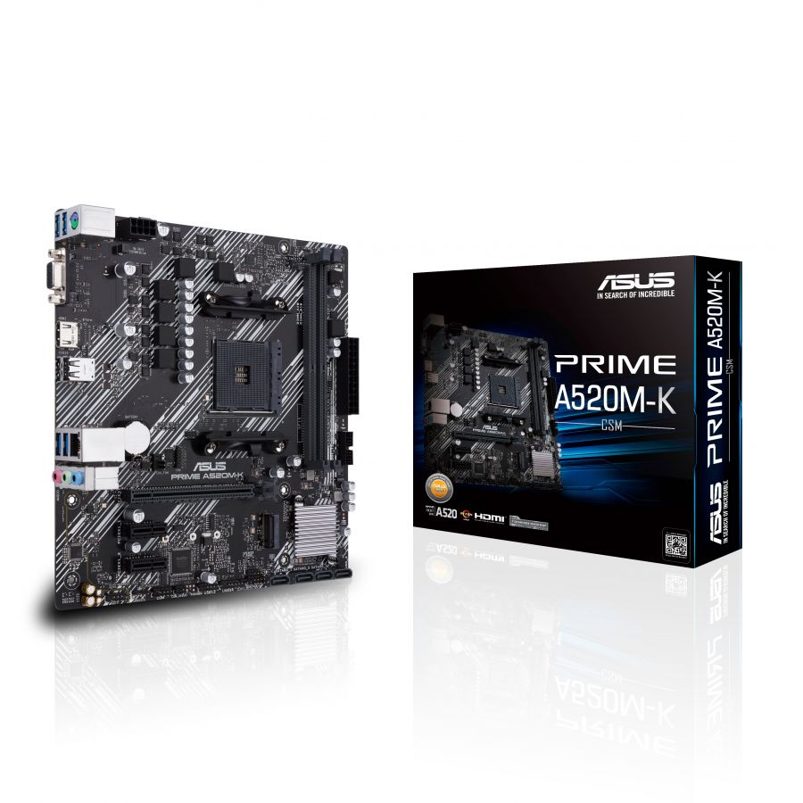 BOARD ASUS PRIME A520M-K AM4 AM4 AMD