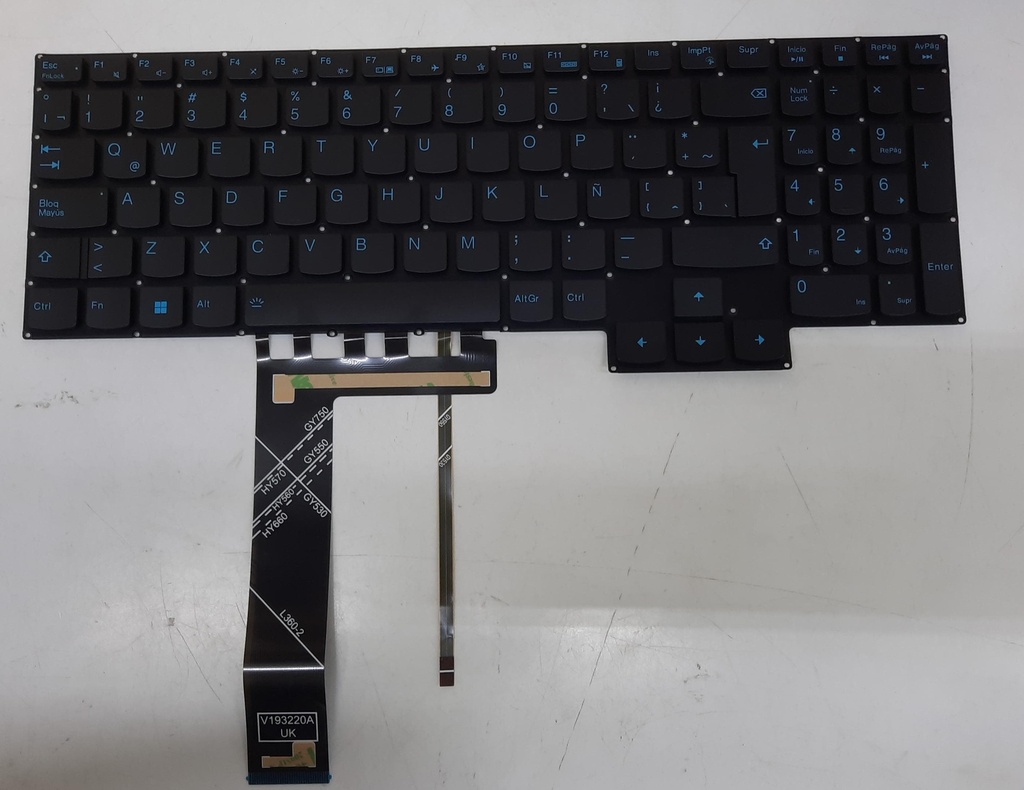 TECLADO LENOVO LEGION Y7000 2020 R7000 2020 GY530 GY550 GY750 Y550-15 Y550-17 5-15ARO5H 5-15IMH05H 5-17ACH6H,