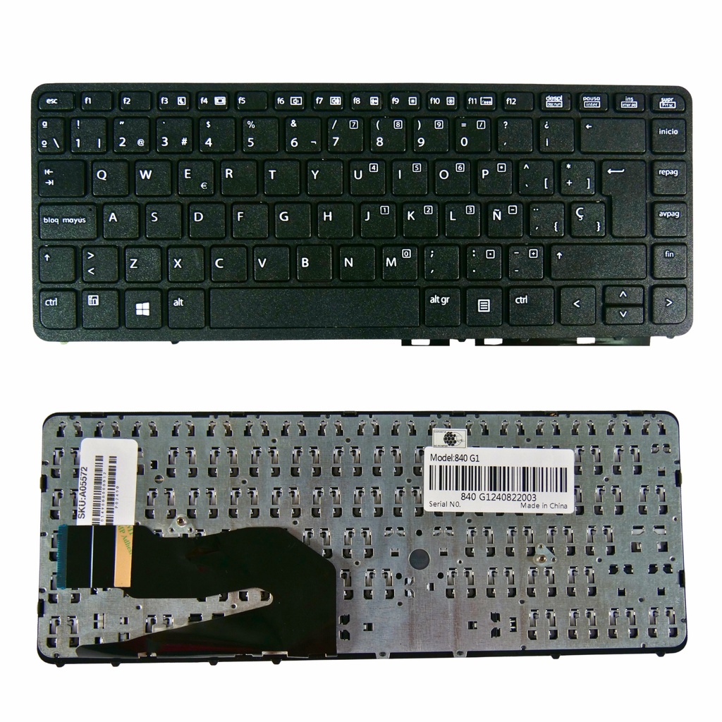 Teclado Compatible HP 840 G2, 850 G2, 840 G1, 850 G1 Español