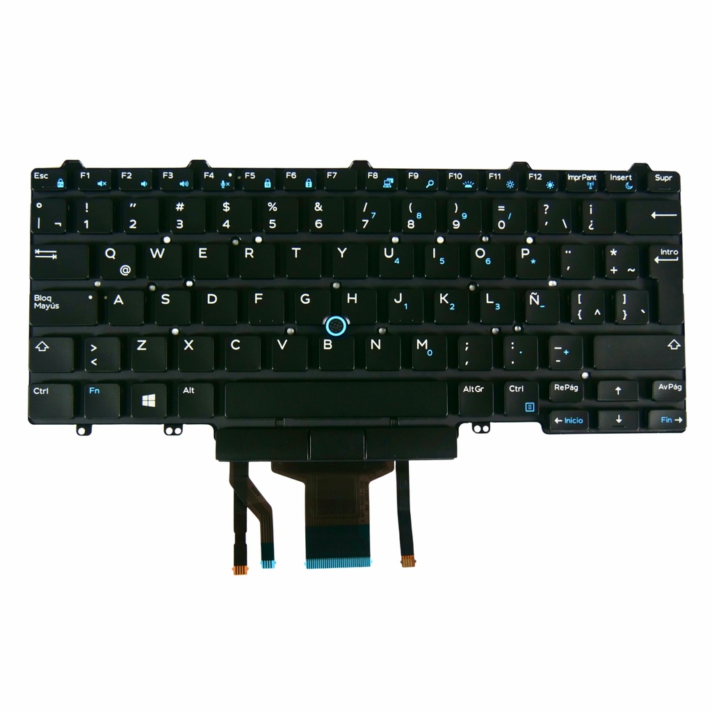 Teclado Dell Latitude 3340 3350 E7450 E7470 E5450 E5470 E7480 CON FUNCIONES DE MOUSE