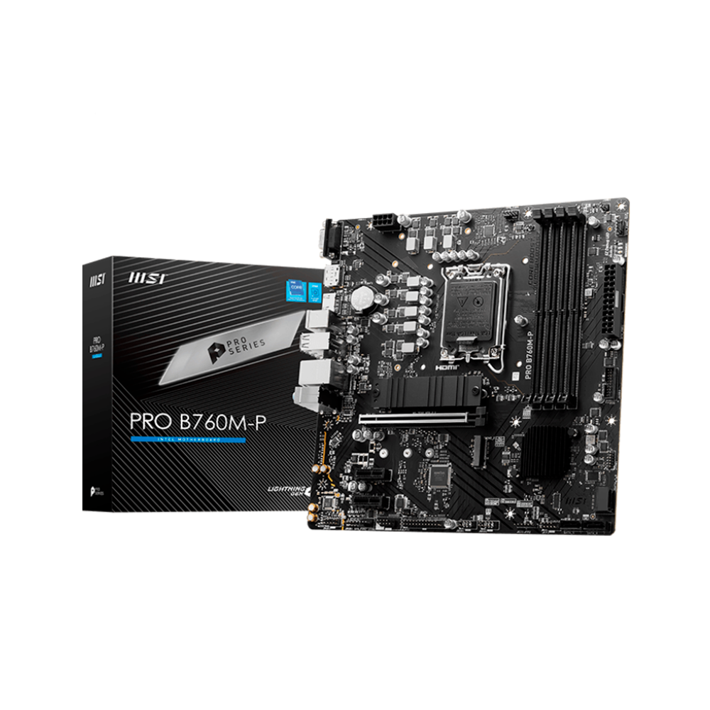 BOARD MSI PRO B760M-P DDR5 / LGA 1700 / MICRO ATX