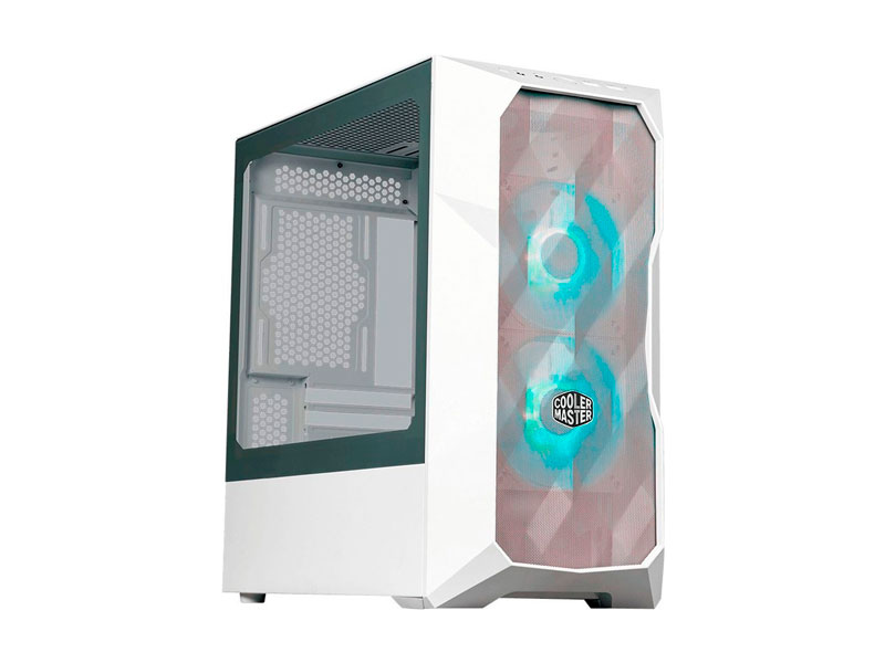 CPU COOLER MASTER TD300 BLANCA / RYZEN 5 5600GT / A520M-A / 16GB 3200MHZ RGB / SSD NVME 512GB / 600W BRONZE / RTX 3050 6GB