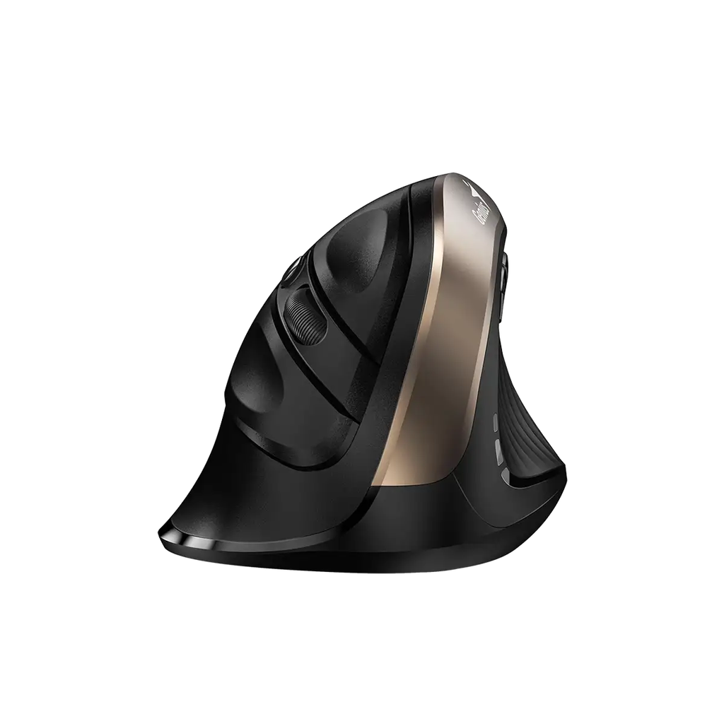 Mouse Genius Ergonomico  8250 Dorado Inalambrico