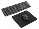 Combo Teclado y Mouse Logitech MK235 + Pad Mouse Cuadrado 20x20 CM