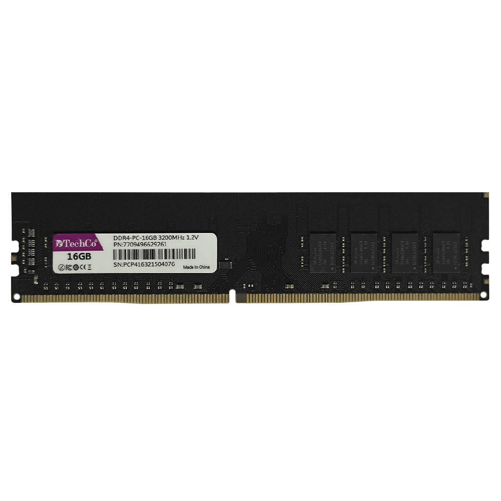 MEMORIA RAM PC DDR4 16GB 3200MHZ TECHCO