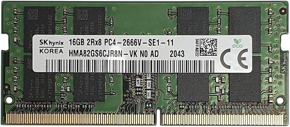 MEMORIA RAM PORTATIL DDR4 16GB 2666MHZ SK HYNIX,MICRON