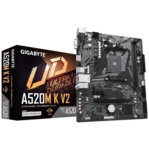 [AMKV2] BOARD GIGABYTE A520M K V2 AM4