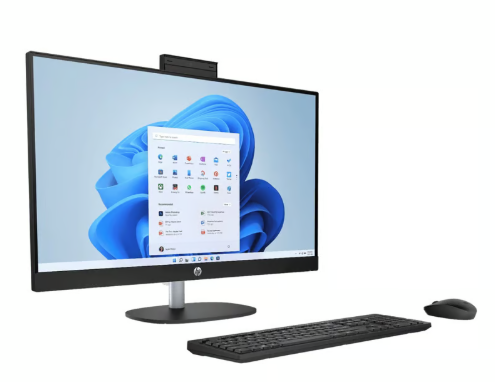 [AHP24CR] TODO EN UNO HP 24-CR0007LA AMD RYZEN 5 7520U 8GB RAM 512GB SSD 23.8 PULG FHD NEGRO
