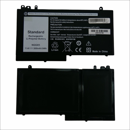 [A02425] Batería Portátil Dell Latitude E5470 E5270 E5570 M3510 11,4V 47WH