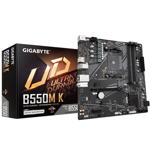 [AB550MK] BOARD GIGABYTE B550M-K DDR4 / AMD RYZEN MICRO ATX