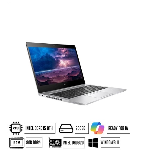 [B00282] PORTATIL HP ELTIBOOK 840 G6 INTEL CORE i5-8265U RAM DDR4 8GB SOLIDO 256GB 14 PULG WINDOWS 11 PRO