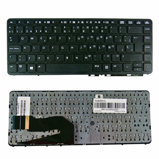 [A05572] Teclado Compatible HP 840 G2, 850 G2, 840 G1, 850 G1 Español