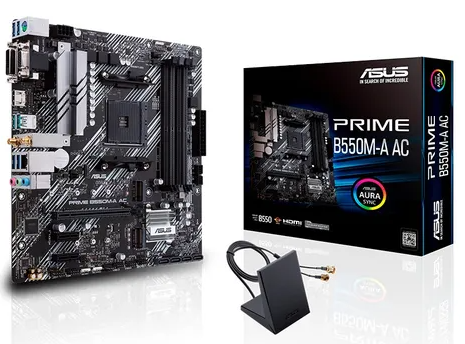 [AB550MAC] BOARD ASUS PRIME B550M-A AC AMD AM4