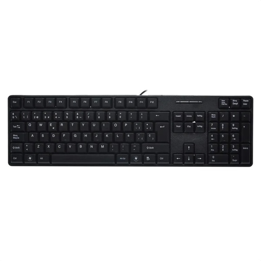 [H818] Teclado Alambrico H818 Español Negro