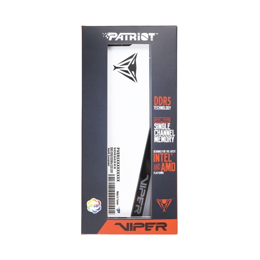 [PATR89] MEMORIA RAM PATRIOT VIPER DDR5 RAM 16GB 6000Mhz BLANCA