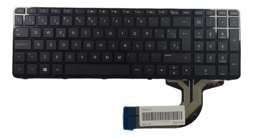 [A05524] Teclado Hp 15-G / 250 G3 / 15-1004 / 15-F059WM 15-d020dx  CON MALLA