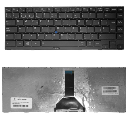 [A05902] TECLADO PORTATIL TOSHIBA R800 R801 R830 R850 T01B