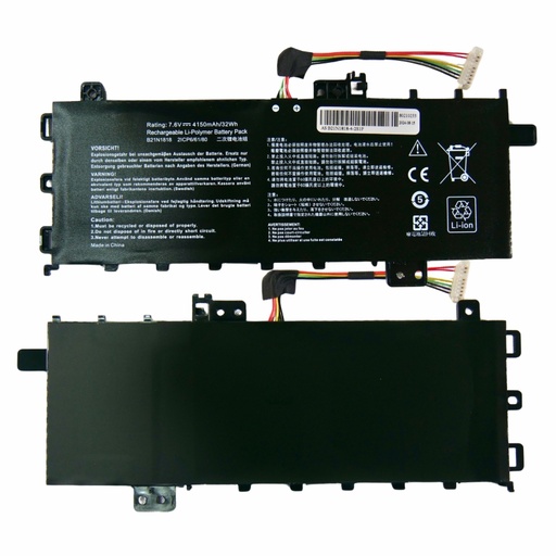 [A02310] Batería Asus Vivobook X512DA F512FA F512DA-SH31 X512FA X512FB X512FL MODELO: B21N1818-1 B21N1818