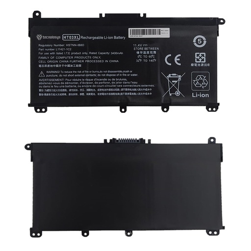 [A02537] Batería Portatil Hp HT03XL HT03 TF03 TF03XL 240 G7 14-CK 14-CE0014TU