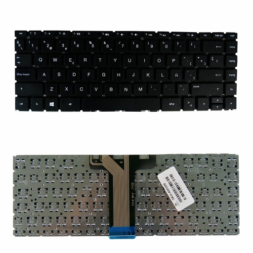 [A05509] TECLADO HP 14-DA 14-CE 14-CK 14-CD X360 14-CM 240-G7 245-G7 246-G7 NEGRO