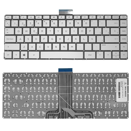 [A05532] Teclado Portatil HP 14-AX 14-CB 14-AX030 BLANCO