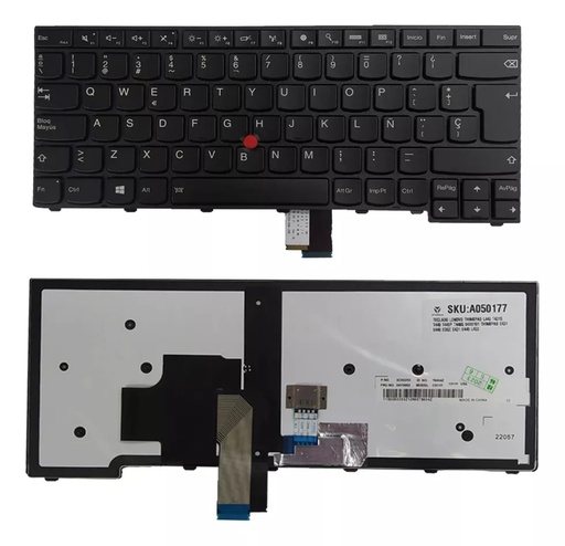 [A05608] TECLADO LENOVO THINKPAD L440 T431S T440 T440P T440S 04X0101 E431 E440 E431 E440 L450