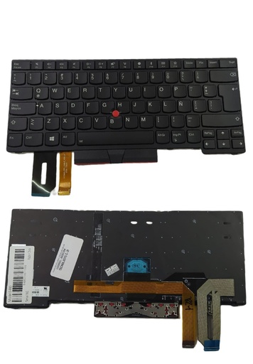 [A05612] TECLADO PORTATIL LENOVO THINKPAD E480 L480 L380 E490 YOGA T480 T480S T490 NEGRO