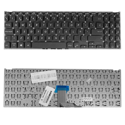 [A05309] TECLADO PORTATIL ASUS X509 X512 F512F F512FA F512FA-AB34 F512U F512UA F512UB X512 X512D NEGRO