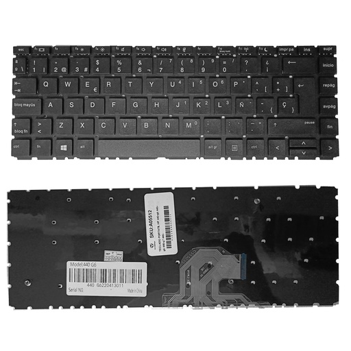 [A05512] TECLADO PORTATIL HP 440-g6 445-g6 440-g7 445-g7_ppal