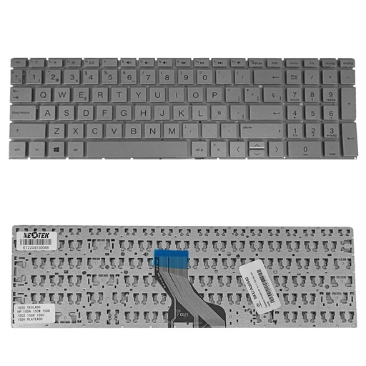 [A05540] Teclado Portatil Hp 15-CW 15-CC 15-DA 15-CB 15-DY 15-CD 15-DB 15-BR PLATEADO