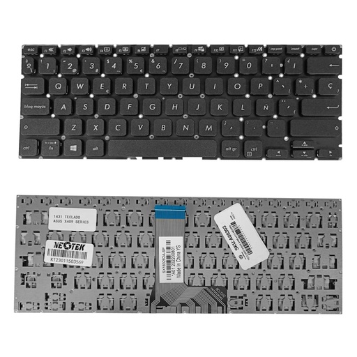 [A05303] TECLADO ASUS X409 x415 NEGRO