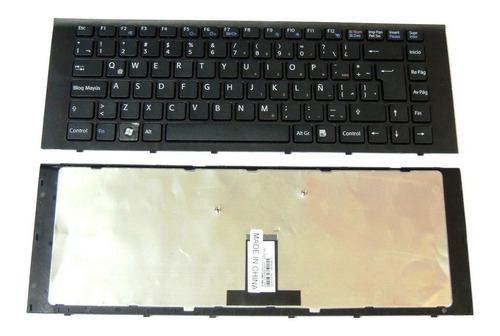 [A05803] Teclado Portátil Sony Vaio VPCEG / PCG-61A11U  PCG-61311U PCG-61211U VPCEA290L VPCEA30EL COLOR NEGRO