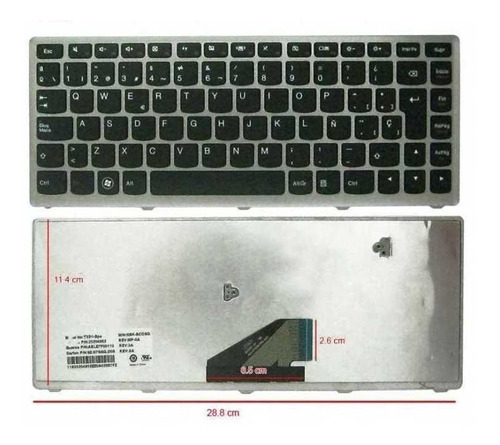 [A05648] Teclado Portátil Lenovo U310 / TD31