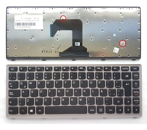 [A05630] Teclado Lenovo Ideapad S300 / S400T / S400-IFI GRIS