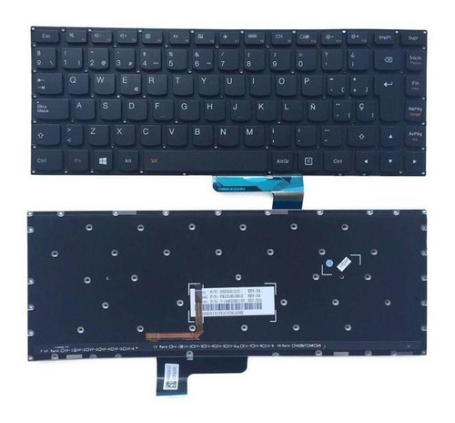[A05649] Teclado Portátil Lenovo Yoga 2 13 Ideapad E31-70 RETROILUMINADO