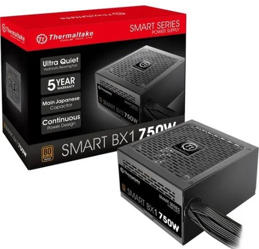 [A1234] FUENTE DE PODER THERMALTAKE SMART BX1 750W 80 PLUS BRONZE