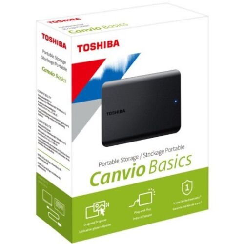 [A285] Disco Externo Toshiba Canvio Basics 2TB 3.0, Black