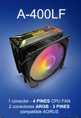 [A400LF] COOLER POWER GROUP RGB A-400LF