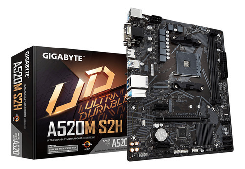 [A561889] BOARD A520M S2H AM4 GIGABYTE Micro Atx