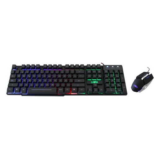 [A801] Combo Teclado y Mouse Gamer RGB Retroiluminado Modelo:GC-801 Power Group