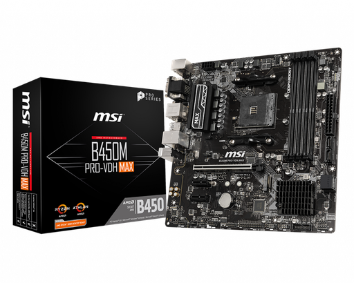 [A84501] BOARD MSI B450M PRO-VDH MAX DDR4 SOCKET AM4