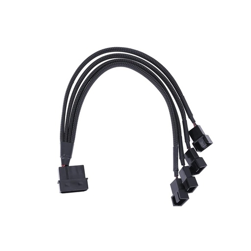 [ACE4] Cable adaptador de extensión de ventilador de 1 a 2 vías - 2x 3 pines/4 pines PWM macho